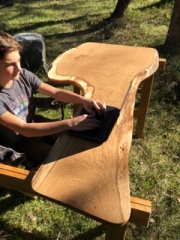 Oak Computer Desk